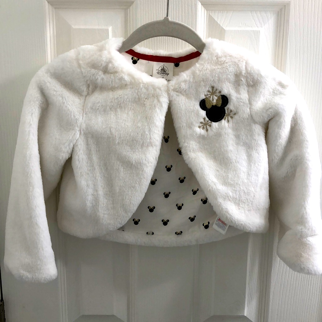 Official Disney Store Fur Minnie Mouse Jacket